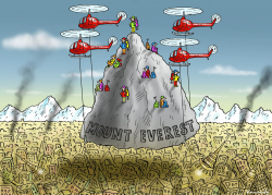 THE SAVED MOUNT EVEREST by Marian Kamensky