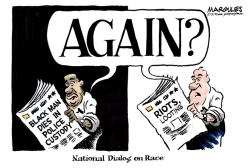 NATIONAL DIALOG ON RACE COLOR by Jimmy Margulies
