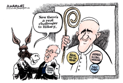 POPE FRANCIS COLOR by Jimmy Margulies