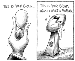 CAREER IN THE NFL by Adam Zyglis