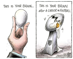 CAREER IN THE NFL  by Adam Zyglis