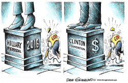 CLINTONS AND GOP by Dave Granlund