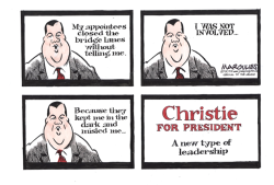 CHRISTIE FOR PRESIDENT  by Jimmy Margulies