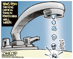 FRACKING CHEMICAL IN WATER  by John Cole