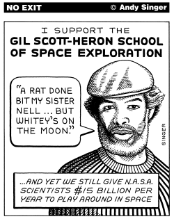 GIL SCOTT HERON SCHOOL OF SPACE EXPLORATION by Andy Singer