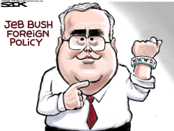 JEB FOREIGN POLICY  by Steve Sack