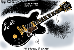 BB KING RIP by Milt Priggee