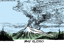 MOUNT ST HELENS ANNIVERSARY by Milt Priggee
