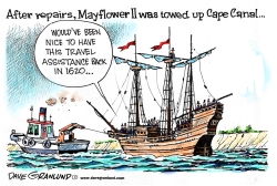 MAYFLOWER II REPAIRED by Dave Granlund