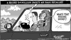 AIR BAG RECALL by Bob Englehart