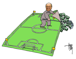 BLATTER AND FIFA by Arend Van Dam