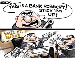 BANKER ROBBERY  by Steve Sack