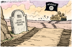 ISIS GAINS GROUND  by Rick McKee