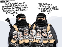 ISIS/ CIVILIANS  by Steve Sack