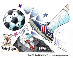 FIFA CORRUPTION CHARGES by Dave Granlund