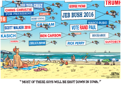 TOO MANY REPUBLICAN PRESIDENTIAL CANDIDATES- by R.J. Matson