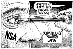 NSA SURVEILLANCE POWERS LAPSE by Monte Wolverton