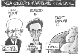 NSA Phone Data  by Pat Bagley
