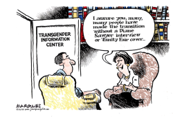 BRUCE JENNER BECOMES CAITLYN COLOR by Jimmy Margulies