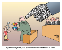 TOBACCO IN COURT by Arend Van Dam