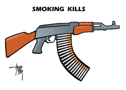 SMOKING KILLS by Arend Van Dam