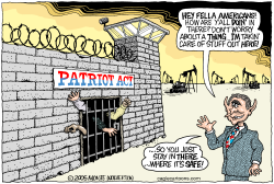 PATRIOT ACT PANIC by Monte Wolverton