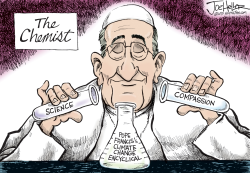 POPE CHEMIST by Joe Heller
