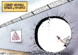 HACKING HOLE  by Nate Beeler