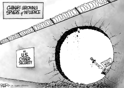 HACKING HOLE by Nate Beeler