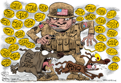 TRAINING IRAQI TROOPS  by Daryl Cagle