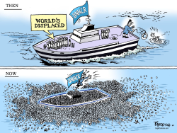 WORLD’S REFUGEES by Paresh Nath