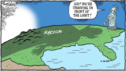 RACISM IN AMERICA by Bob Englehart