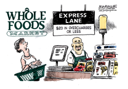 WHOLE FOODS MARKET OVERCHARGES COLOR by Jimmy Margulies