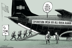 MORE US ADVISERS IN IRAQ by Patrick Chappatte