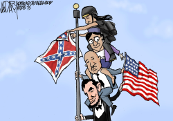 CONFEDERATE FLAG TAKEN DOWN by Jeff Darcy