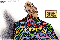COSBY UGLY SWEATER REPOST by Rick McKee
