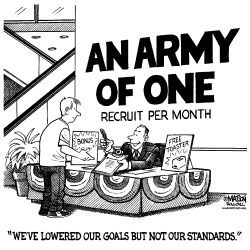 AN ARMY OF ONE RECRUIT PER MONTH by RJ Matson
