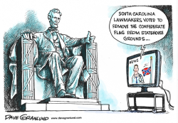 SC CONFEDERATE FLAG REMOVED by Dave Granlund