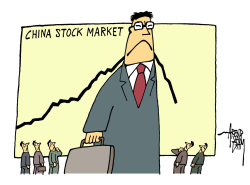 CRASHING STOCK-MARKETS CHINA by Arend Van Dam