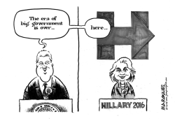 HILLARY CLINTON AND BIG GOVERNMENT by Jimmy Margulies