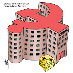 CHINESE LAWYERS IN PRISON by Arend Van Dam