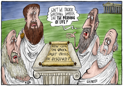 EVEN HARD FOR GREEK PHILOSOPHERS by Brian Adcock