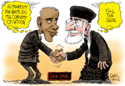 IRAN DEAL   by Daryl Cagle