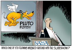PLUTO FLYBY,  by Randy Bish