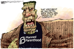 PLANNED PARENTHOOD  by Rick McKee