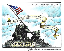 CHATTANOOGA TRIBUTE USMC by Dave Granlund