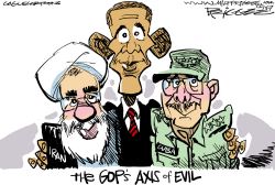 AXIS OF EVIL by Milt Priggee