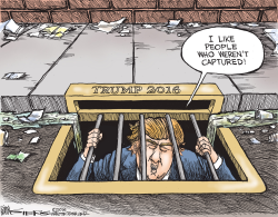 TRUMP CAPTURED by Kevin Siers