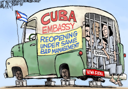 CUBAN EMBASSY REOPENS by Jeff Darcy