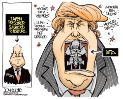TRUMP AND MCCAIN  by John Cole
